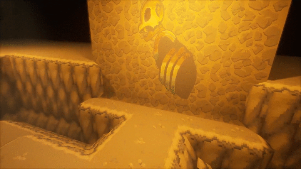 Inside the gym in Pokemon Gamma Emerald, showing glowing tiles, lighting effects, and HD-2D environment design.